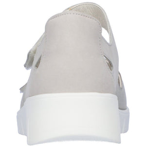 Waldlaufer K-Adea - Ladies Extra Wide Heel In Velcro Sandal in Light Grey. Waldlaufer | Wide Fit Shoes | Wisemans | Bantry | West Cork | Ireland