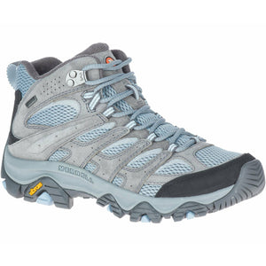 Merrell Moab Mid GTX  J036312- Ladies GOre-Tex Hiking Boot in Grey/Blue . Wisemans Bantry | Merrell Shoes & Boots  | Wisemans | Bantry | West Cork | Ireland