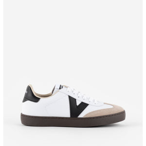 Victoria Berlin (1126186) - Ladies Lace Trainer in White/Black |&nbsp;Victoria Trainers | Wisemans | Bantry | Shoe&nbsp;Shop | West Cork | Munster