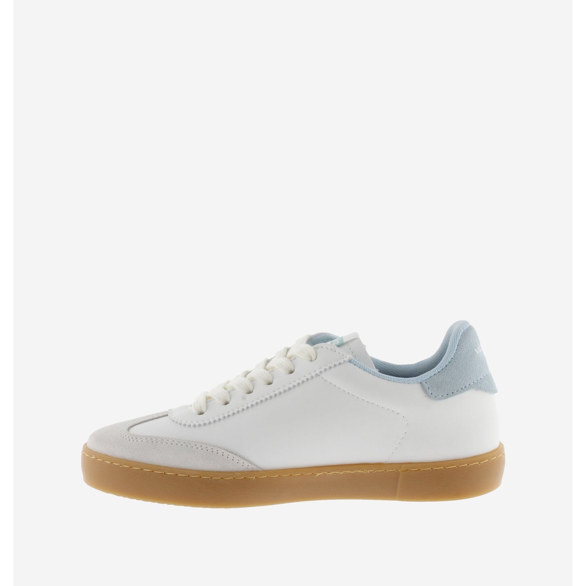 Victoria Berlin (1126206) - Ladies Lace Trainer in White/Blue | Victoria Trainers | Wisemans | Bantry | Shoe Shop | West Cork | Munster