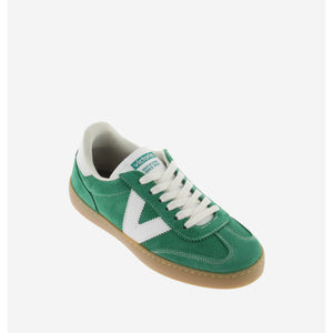 Victoria Berlin(1126212) - Ladies Lace Trainer in Green Suede | Victoria Trainers | Wisemans | Bantry | Shoe&nbsp;Shop | West Cork | Munster