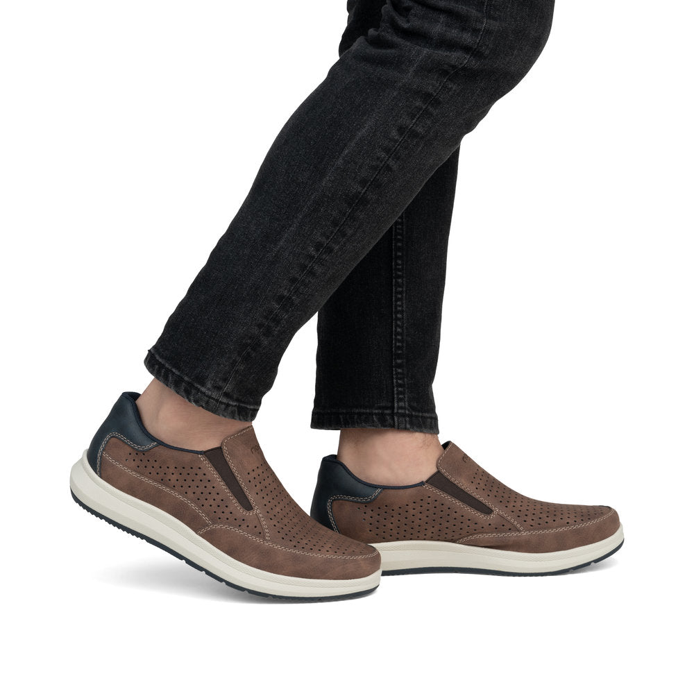 Rieker 16952 - Men's Slip On Shoe in Brown&nbsp; | Rieker Shoes | Wisemans | Bantry | Shoe Shop | West Cork | Munster
