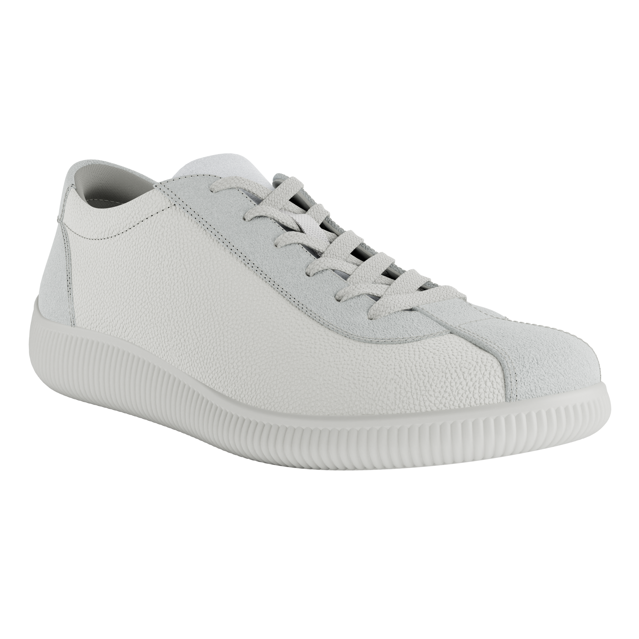 ECCO Soft Zero (220253) - Ladies Lace Shoe in Off-White/Grey | ECCO Shoe | Wisemans | Bantry | Shoe Shop | Munster | Ireland