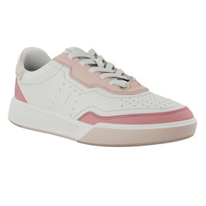 ECCO Street Court (272813) - Ladies Lace Trainer in White/Rose | ECCO Shoe | Wisemans | Bantry | Shoe Shop | Munster | Ireland