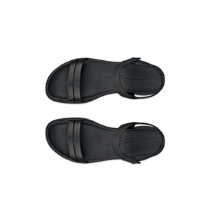ECCO FlowT (273303)- Ladies Wedge Sandal in Black |ECCO Shoe | Wisemans | Bantry | Shoe Shop | Munster | Ireland