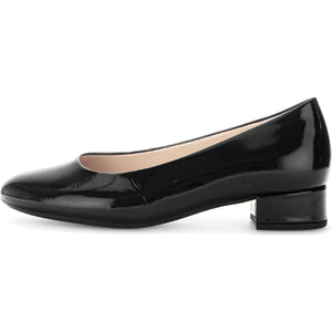 Gabor Develop (31.320.97) - Ladies Court Shoe in Black Patent. Gabor | Wisemans | Bantry | Shoe Shop | West Cork | Ireland