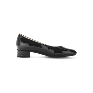 Gabor Develop (31.320.97) - Ladies Court Shoe in Black Patent. Gabor | Wisemans | Bantry | Shoe Shop | West Cork | Ireland