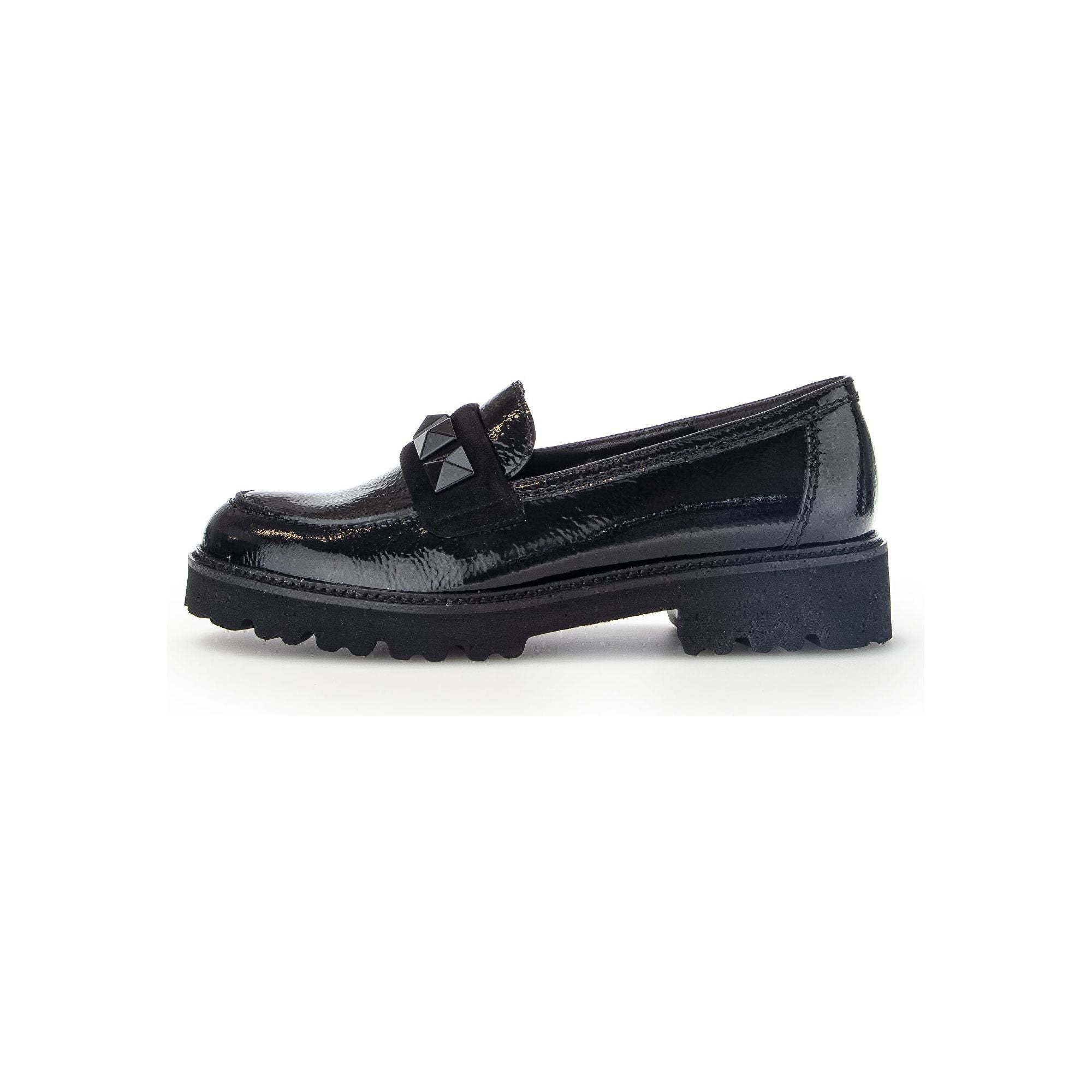Gabor Sawyer (35.243.970 - Ladies Loafer in Black Patent . Gabor | Wisemans | Bantry | Shoe Shop | West Cork | Munster | Ireland