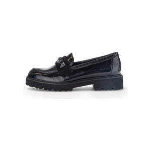 Gabor Sawyer (35.243.970 - Ladies Loafer in Black Patent . Gabor | Wisemans | Bantry | Shoe Shop | West Cork | Munster | Ireland