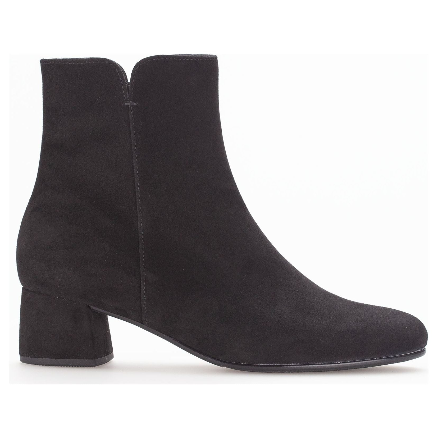 Gabor Abbey (35.680.17)- Ladies Low Heel Ankle Boot in Black Suede . Gabor | Wisemans | Bantry | Shoe Shop | West Cork | Ireland