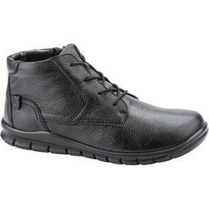 Waldlaufer Hector (366804)- Mens Ankle Boot with Lace and Side Zip in Black | Waldläufer Shoes | Wide Fit Shoes | Wisemans | Bantry | Shoe Shop | West Cork | Ireland