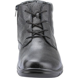 Waldlaufer Hector (366804)- Mens Ankle Boot with Lace and Side Zip in Black | Waldläufer Shoes | Wide Fit Shoes | Wisemans | Bantry | Shoe Shop | West Cork | Ireland