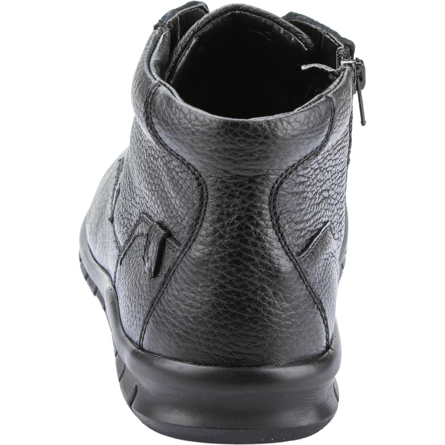 Waldlaufer Hector (366804)- Mens Ankle Boot with Lace and Side Zip in Black | Waldläufer Shoes | Wide Fit Shoes | Wisemans | Bantry | Shoe Shop | West Cork | Ireland