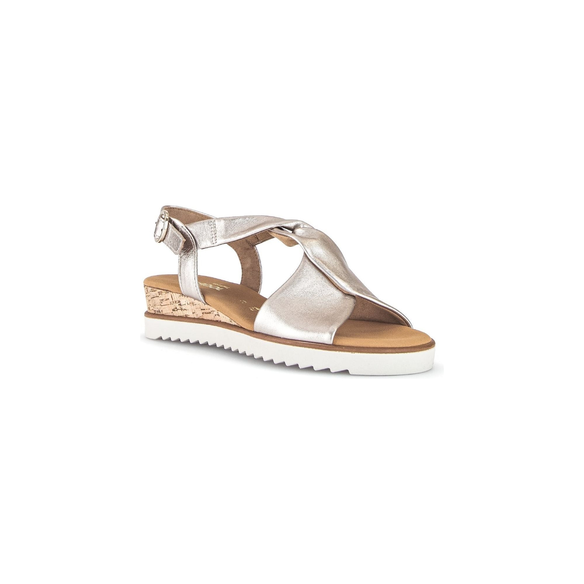 Gabor Rich(42.751.81) - Ladies Sandal in Gold. Gabor Shoes | Wisemans | Bantry | Shoe Shop | West Cork | Ireland
