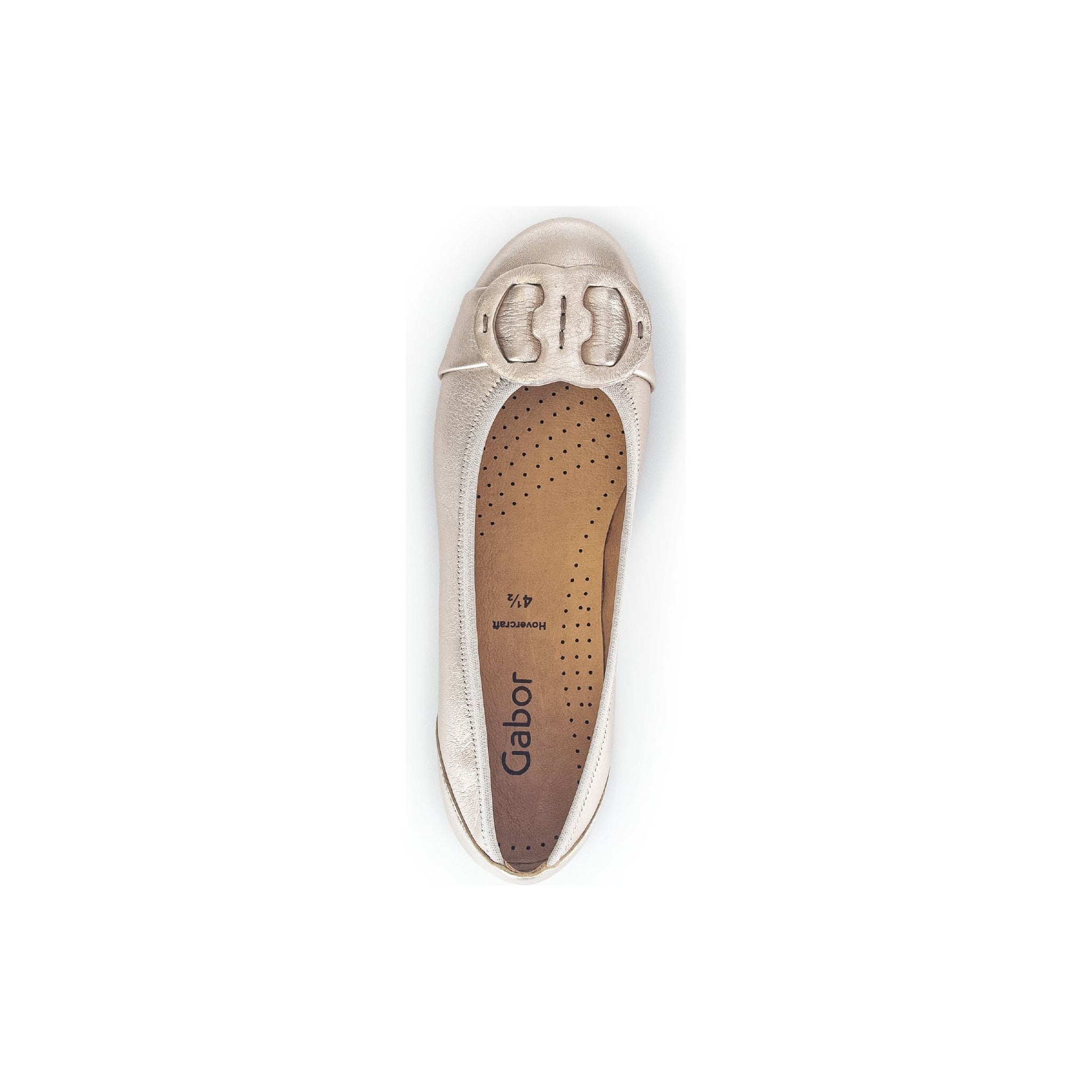 Gabor Rosta (44.163.60) - Ladies Pump in Gold Metallic. Gabor Shoes | Wisemans | Bantry | Shoe Shop | West Cork | Ireland