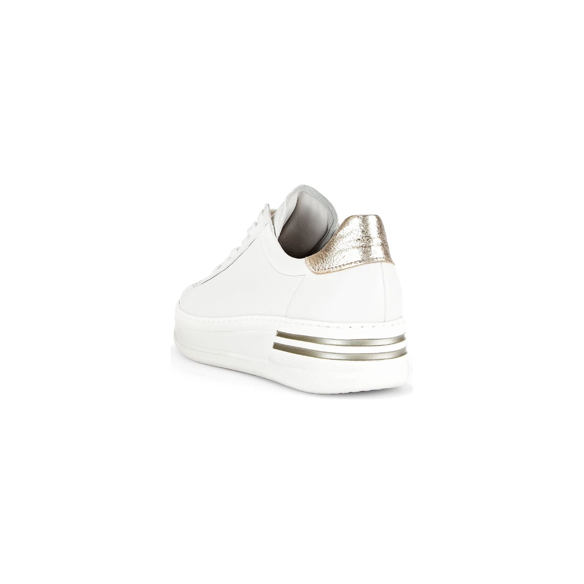 Gabor Klara (46.395.62)- Ladies Trainer in White .Gabor Shoes | Ladies Shoes | Wisemans Bantry | Shoe Shop | West Cork | Munster | Ireland
