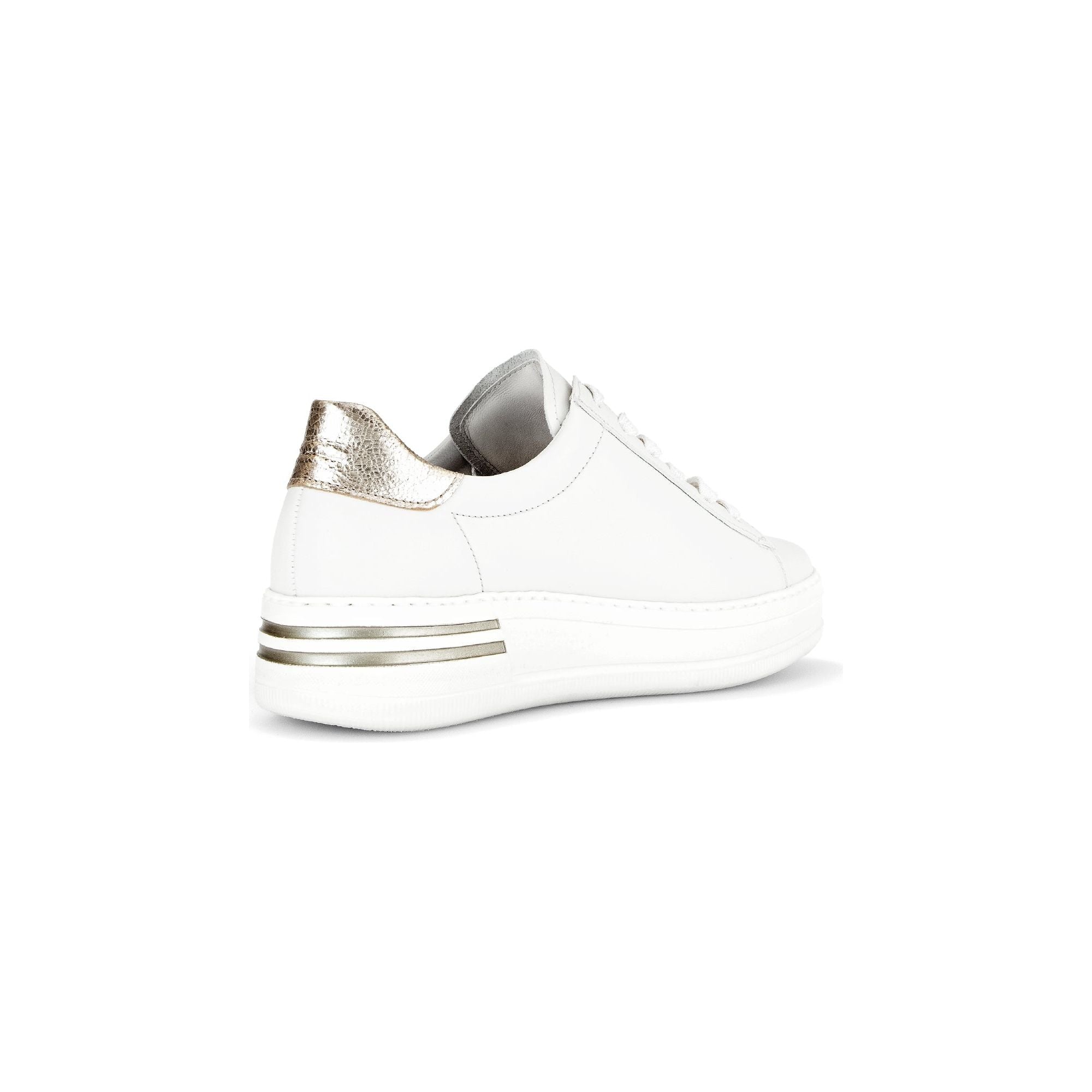 Gabor Klara (46.395.62)- Ladies Trainer in White .Gabor Shoes | Ladies Shoes | Wisemans Bantry | Shoe Shop | West Cork | Munster | Ireland