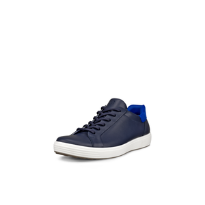 ECCO Soft 7 (470824) - Mens Lace Leather Shoe in Navy | ECCO Shoes | Wisemans | Bantry | Shoe Shop | Munster | Ireland