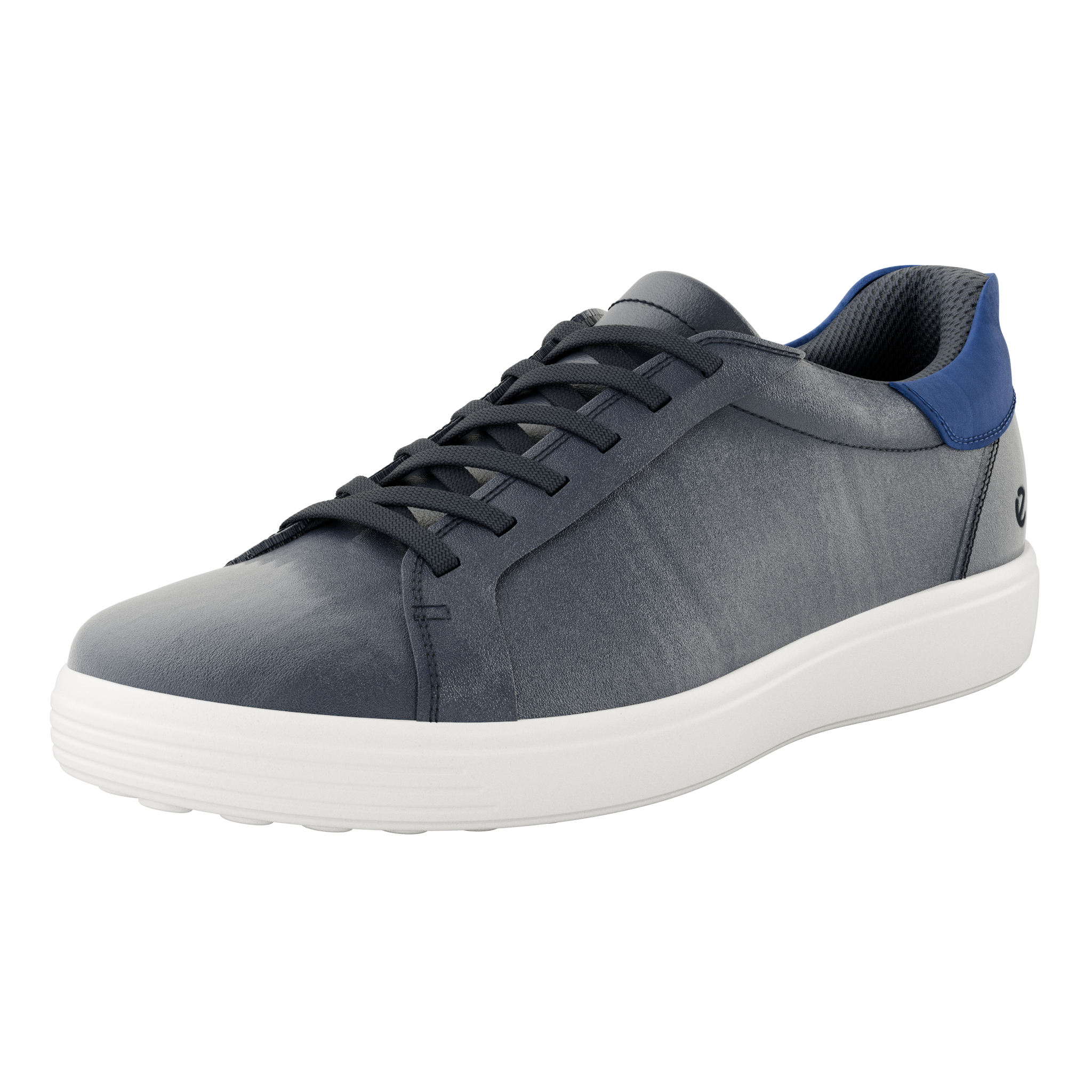ECCO Soft 7 (470824) - Mens Lace Leather Shoe in Navy | ECCO Shoes | Wisemans | Bantry | Shoe Shop | Munster | Ireland