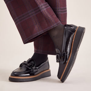 Pitillos 5392 - Ladies Loafer in Black Patent | Pitillos SHoes | Wisemans | Bantry | Shoe Shop | West Cork | Ireland