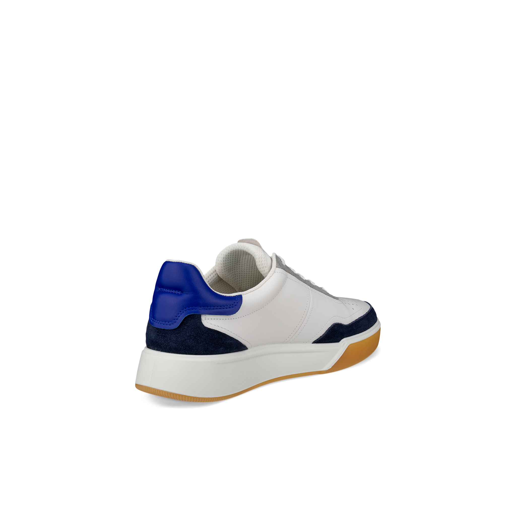 ECCO Street Court(539814) - Mens Trainer in White/Blue/Navy&nbsp;| ECCO Shoes | Wisemans | Bantry | Shoe Shop | Munster | Ireland