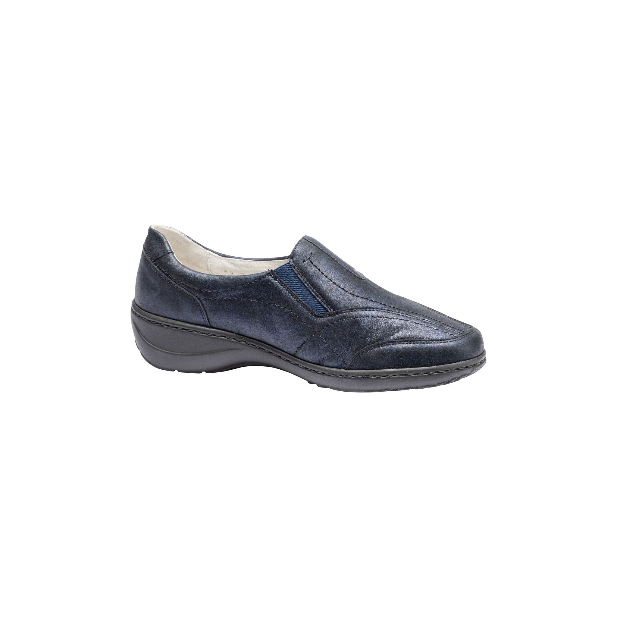Waldlaufer Kya(607504)- Ladies Extra Wide Fit Slip-On Shoes in Navy  |Waldläufer Shoes | Wide Fit Shoes  Wisemans | Bantry | Shoe Shop | West Cork | Ireland