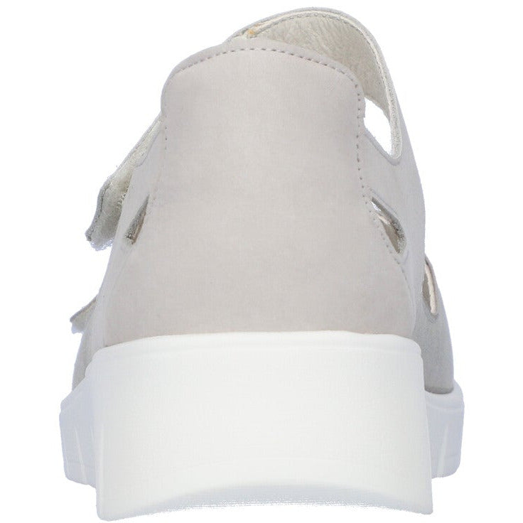 Waldlaufer K-Adea - Ladies Extra Wide Heel In Velcro Sandal in Light Grey. Waldlaufer | Wide Fit Shoes | Wisemans | Bantry | West Cork | Ireland
