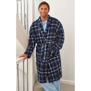 CHAMPION TARTAN FLEECE DRESSING GOWN