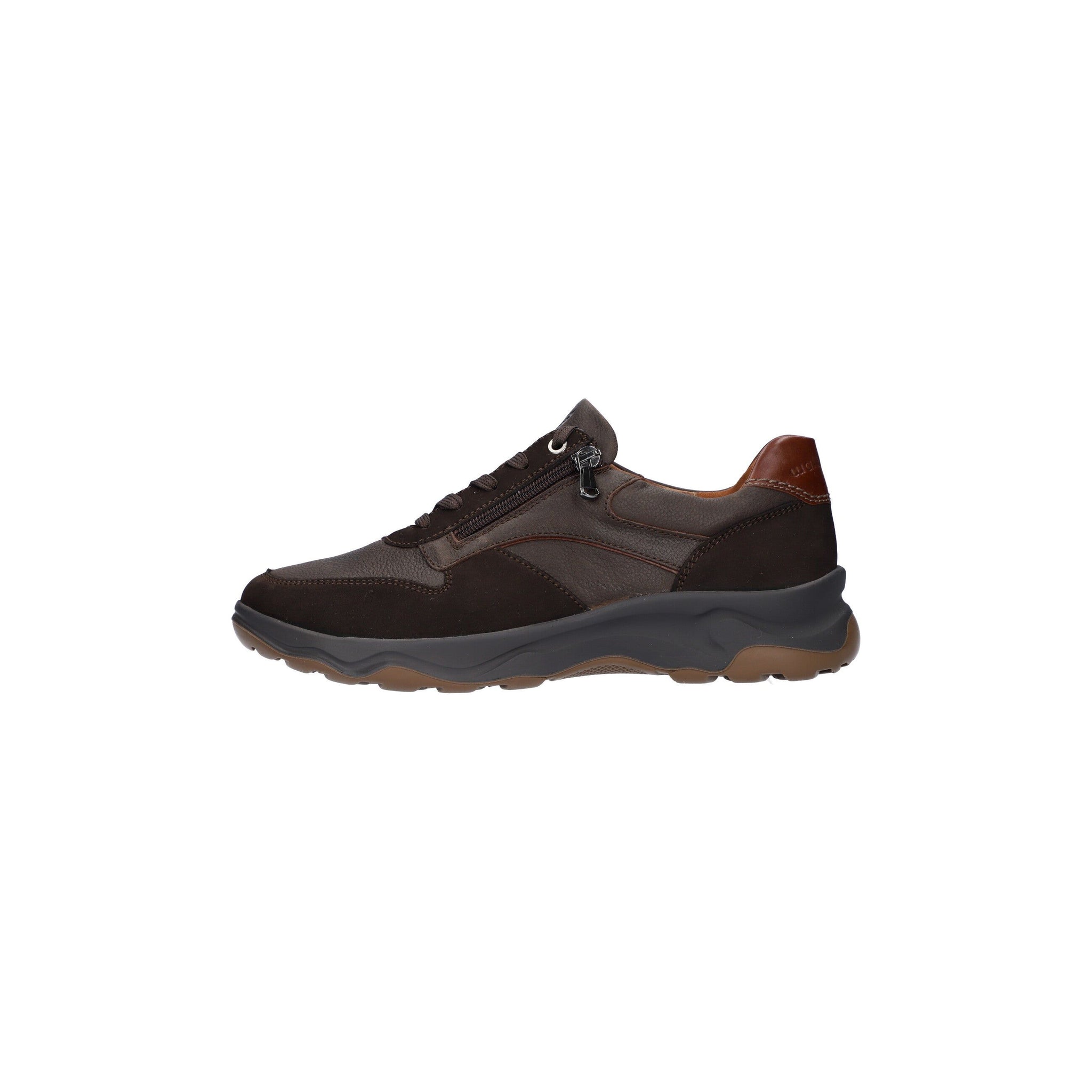 Waldlaufer H-Max (718006)- Mens Lace With Zip Shoe in Brown | Waldlaufer  | Wide Fit Shoes | Wisemans | Bantry | West Cork | Ireland