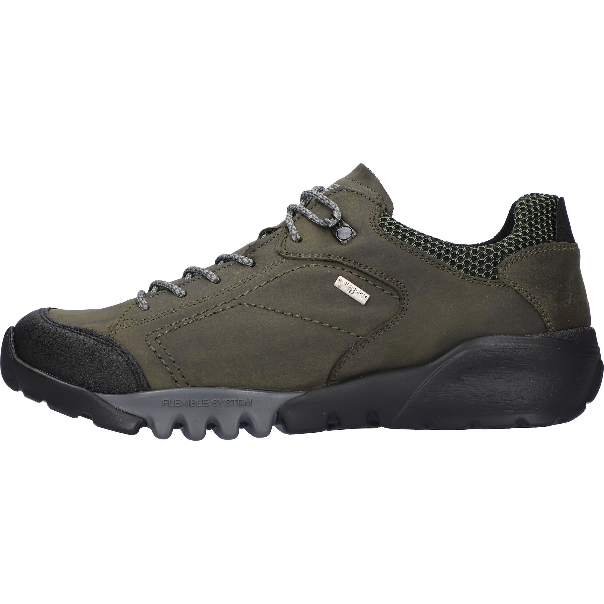 Waldlaufer Fritz(729950) - Mens Waterproof Walking Shoe in Green | Waldläufer Shoes | Wide Fit Shoes | Wisemans | Bantry | Shoe Shop | West Cork | Ireland