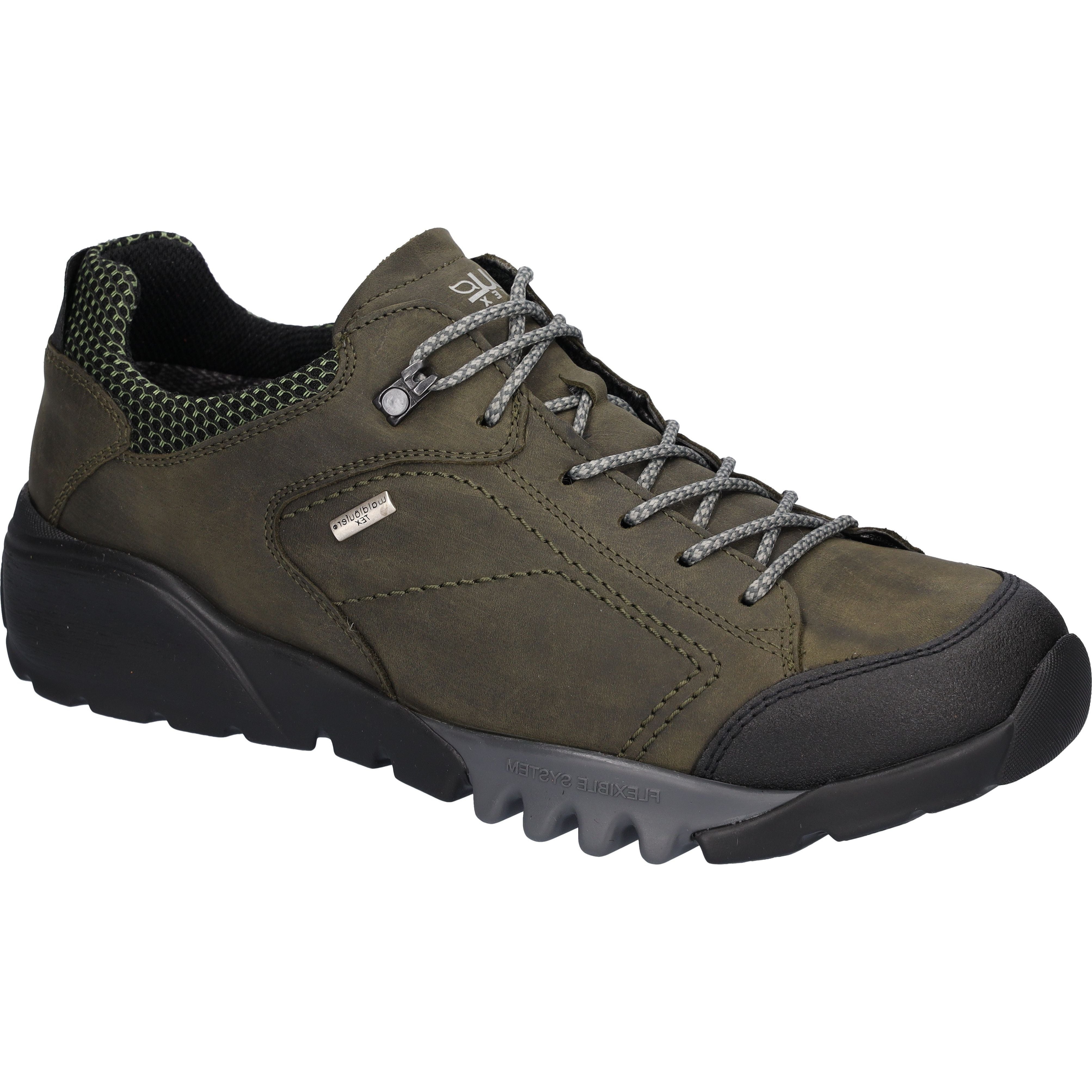 Waldlaufer Fritz(729950) - Mens Waterproof Walking Shoe in Green | Waldläufer Shoes | Wide Fit Shoes | Wisemans | Bantry | Shoe Shop | West Cork | Ireland