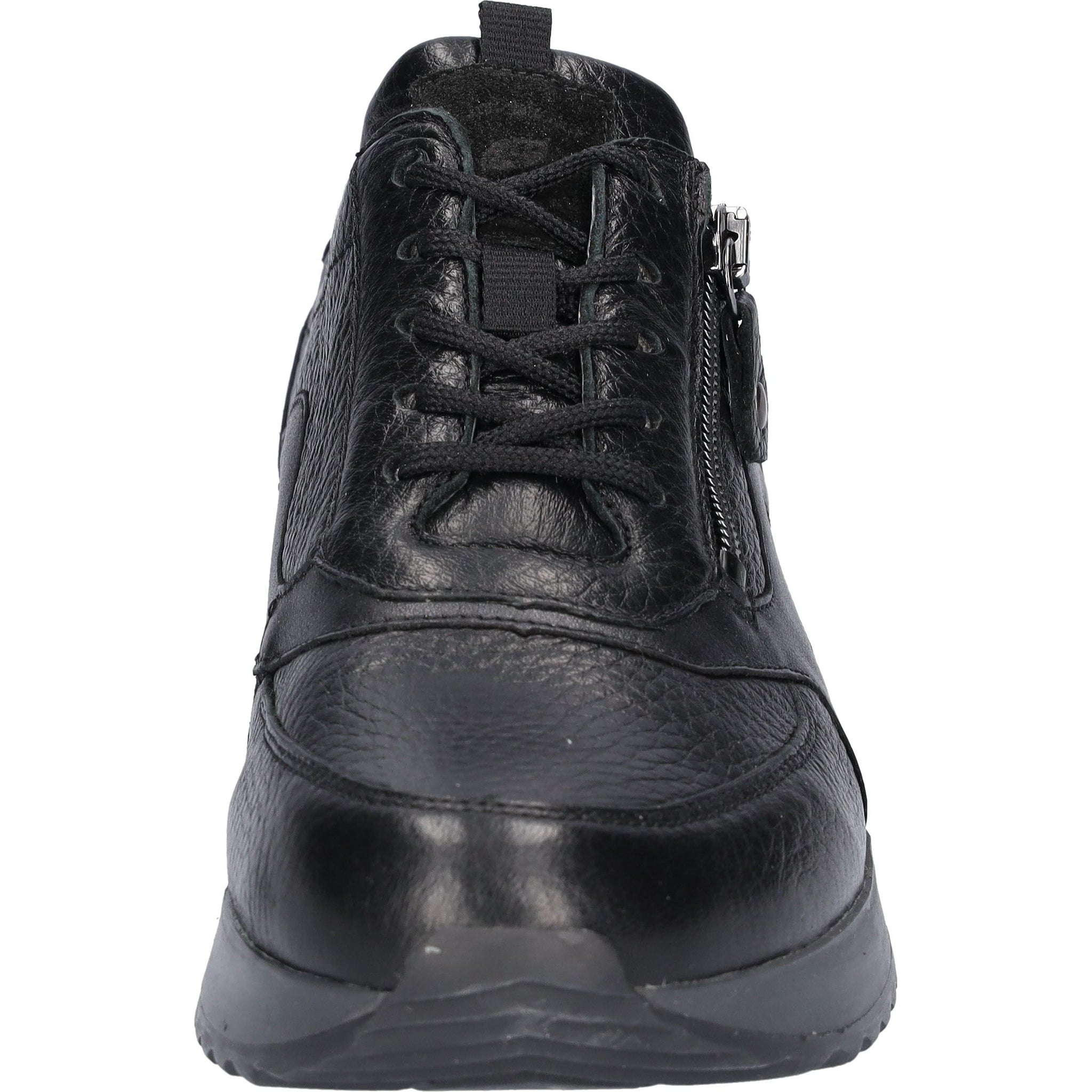 Waldlaufer Vicky(752002) - Ladies Lace Shoe with Zip in Black | Waldlaufer Shoes | Wide Fit | Wisemans | Bantry | Shoe Shop | Munster | Ireland