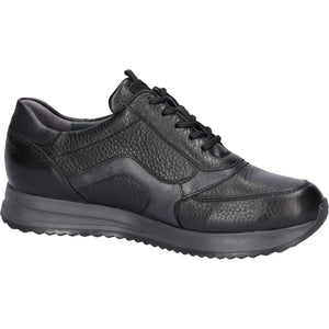 Waldlaufer Vicky(752002) - Ladies Lace Shoe with Zip in Black | Waldlaufer Shoes | Wide Fit | Wisemans | Bantry | Shoe Shop | Munster | Ireland