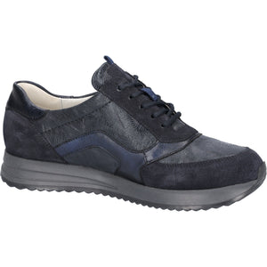 Waldlaufer Vicky(752002) - Ladies Lace Shoe with Zip in Navy | Waldlaufer Shoes | Wide Fit | Wisemans | Bantry | Shoe Shop | Munster | Ireland
