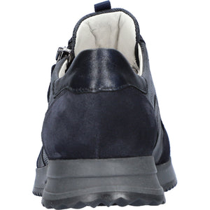 Waldlaufer Vicky(752002) - Ladies Lace Shoe with Zip in Navy | Waldlaufer Shoes | Wide Fit | Wisemans | Bantry | Shoe Shop | Munster | Ireland
