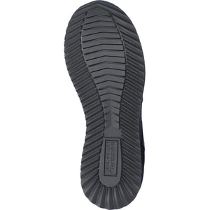 Waldlaufer Vicky(752002) - Ladies Lace Shoe with Zip in Navy | Waldlaufer Shoes | Wide Fit | Wisemans | Bantry | Shoe Shop | Munster | Ireland