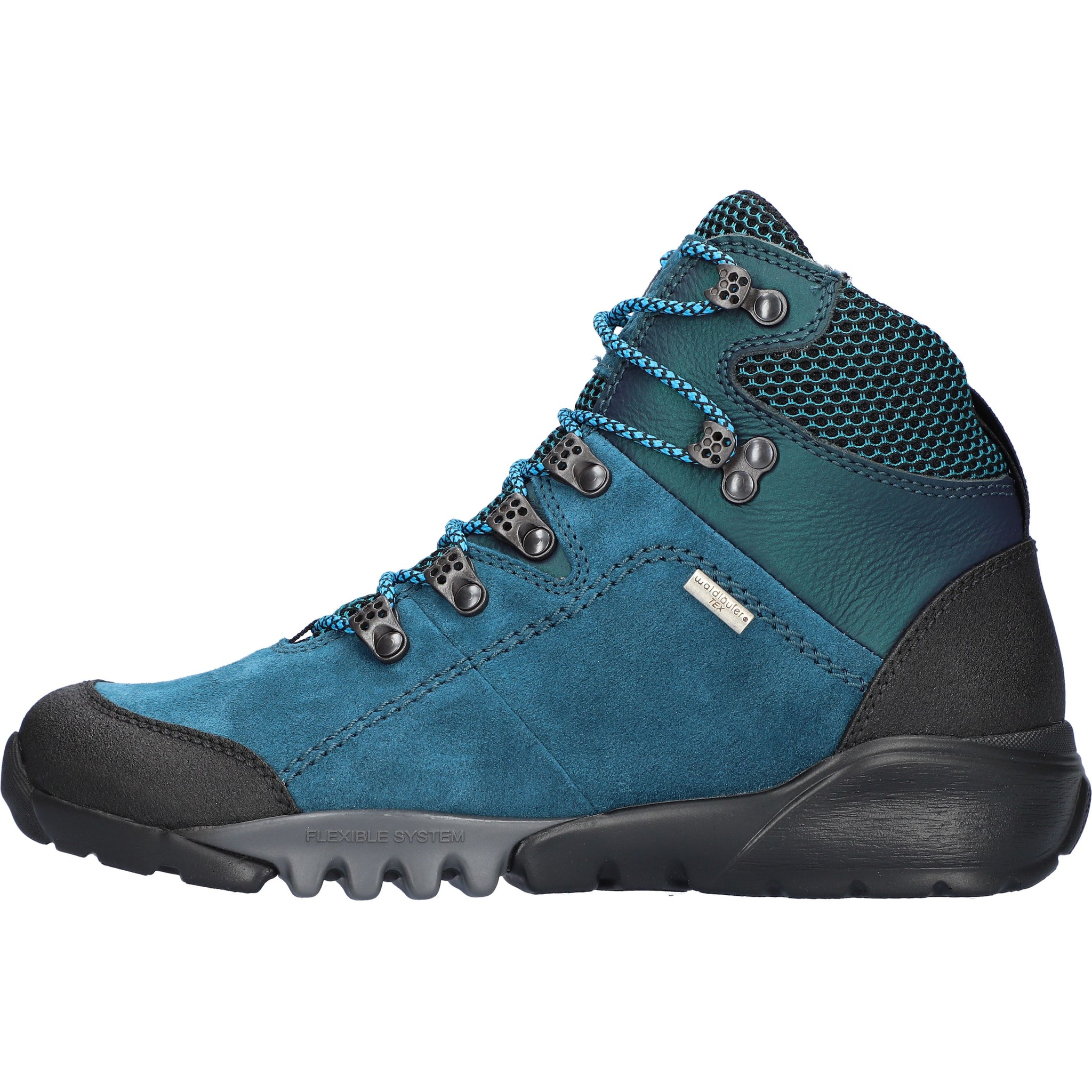 Waldlaufer Amiata(787974- Ladies Waterproof Walking Shoe in Teal |Waldläufer Shoes | Wide Fit Shoes | Wisemans | Bantry | Shoe Shop | West Cork | Ireland