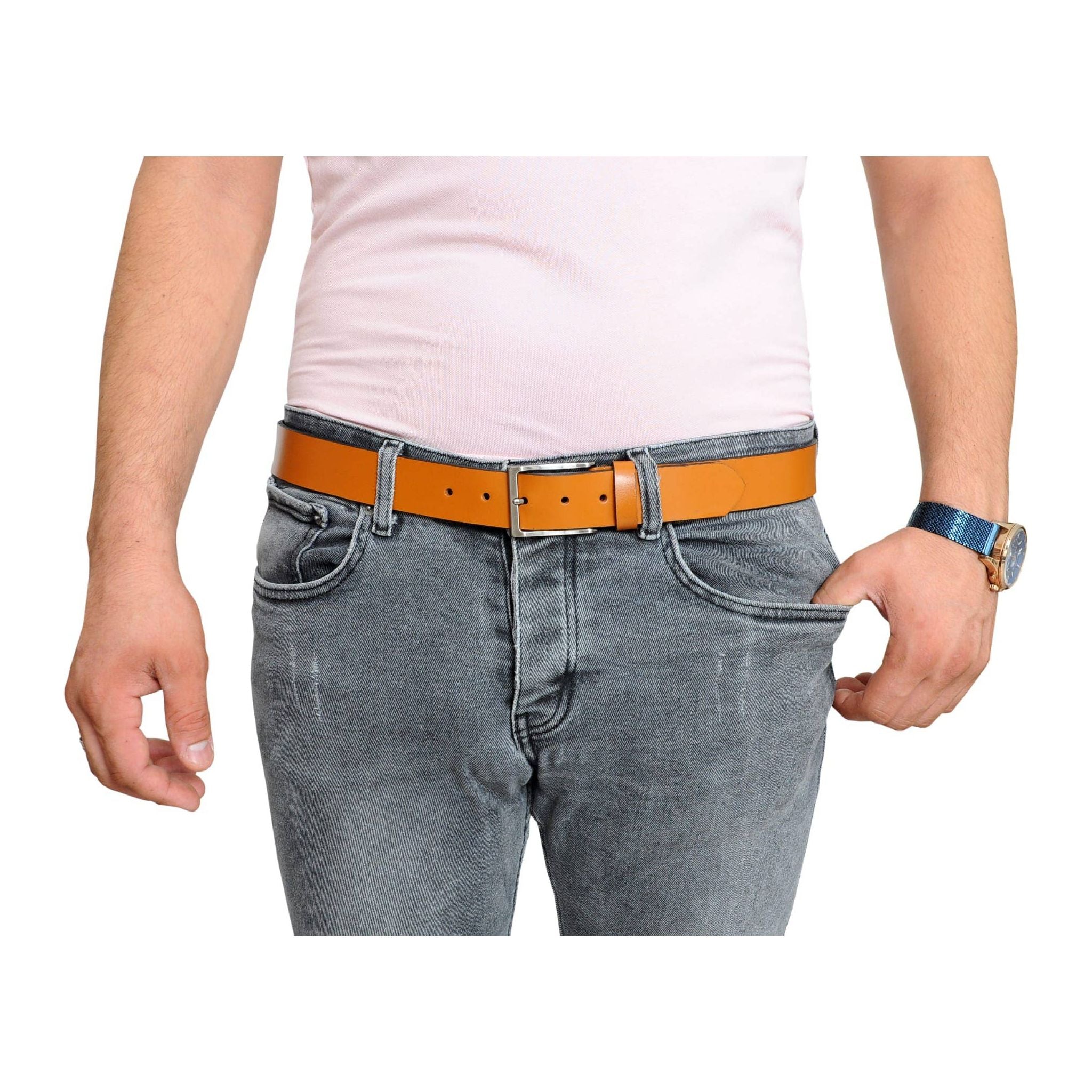 Leather Belt 327-2 30mm