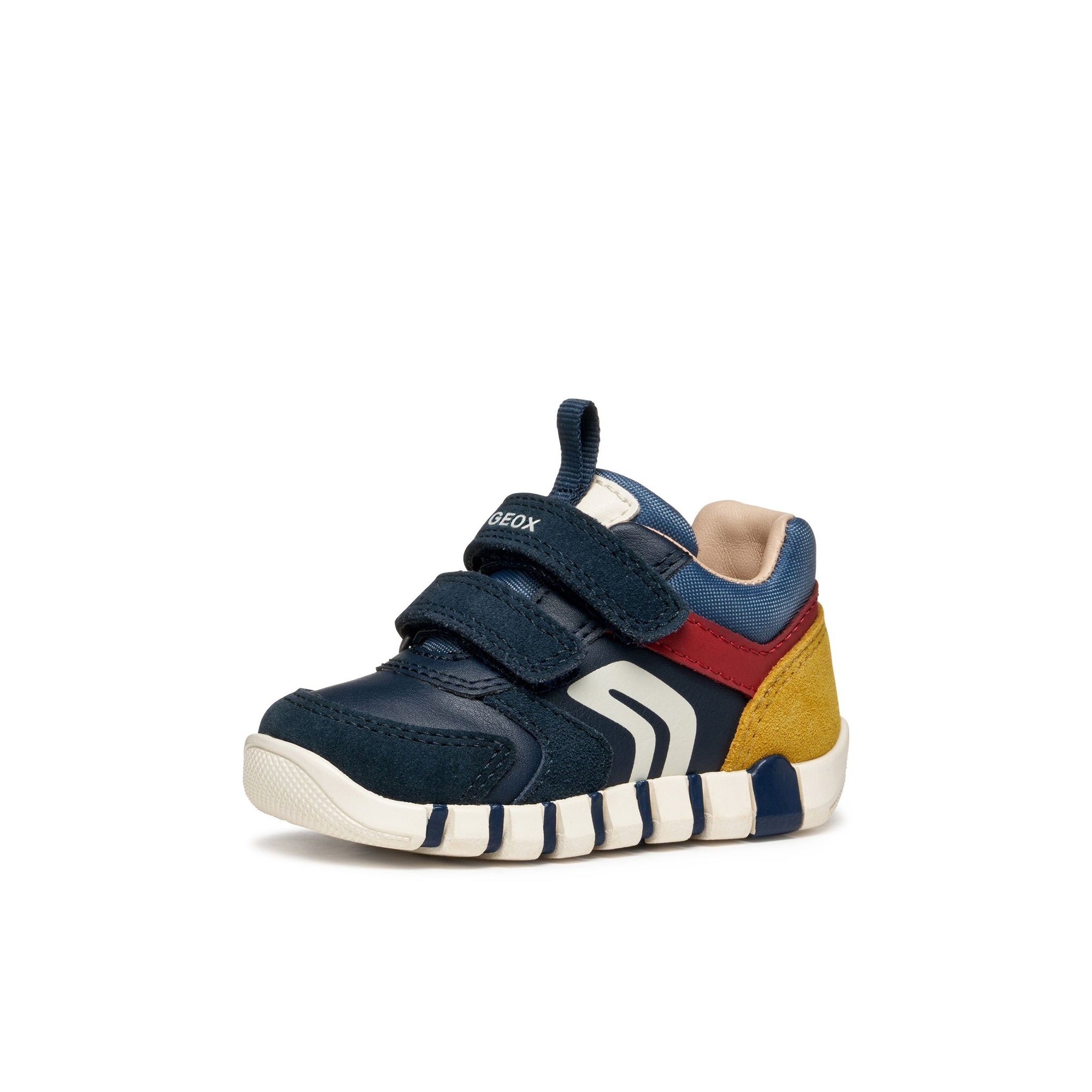 Geox Iupido(B3555D) - Kids Velcro Boot in Navy/Red| GEOX Shoes | Wisemans | Bantry | Shoe Shop | Munster | Ireland