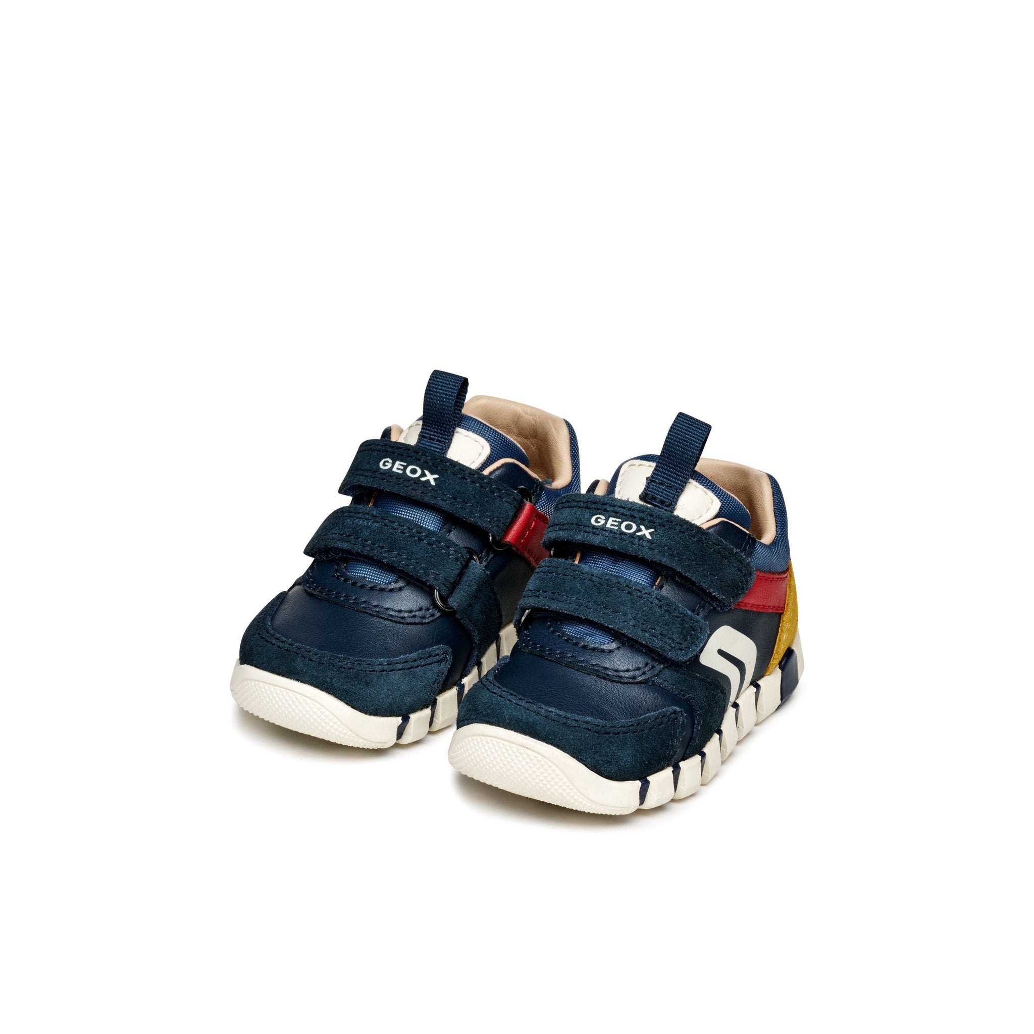 Geox Iupido(B3555D) - Kids Velcro Boot in Navy/Red| GEOX Shoes | Wisemans | Bantry | Shoe Shop | Munster | Ireland