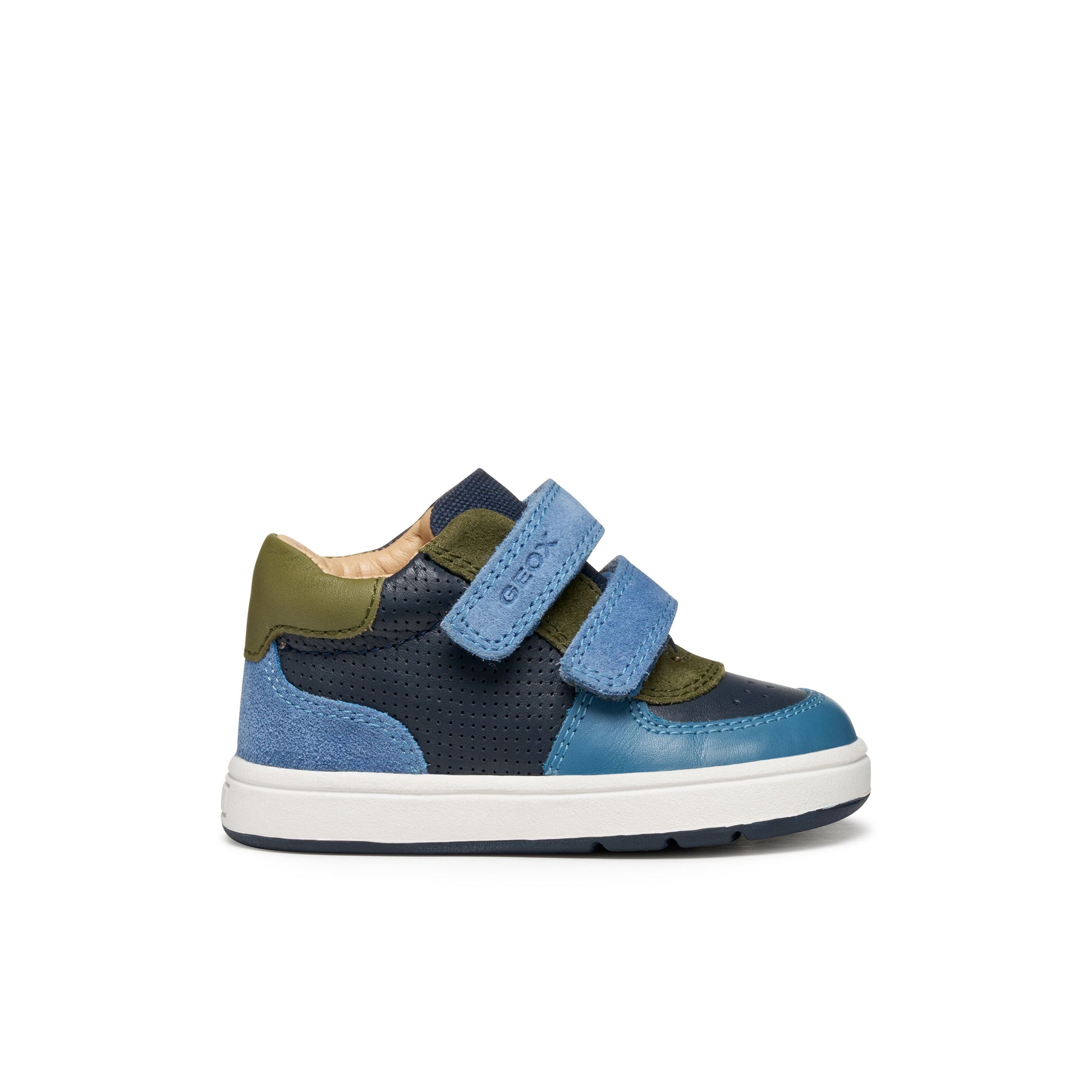 Geox Biglia(B554DA) - Kids Velcro Boot in Blue/Green | GEOX Shoes | Kids Shoes | Wisemans | Bantry | Shoe Shop | Munster.