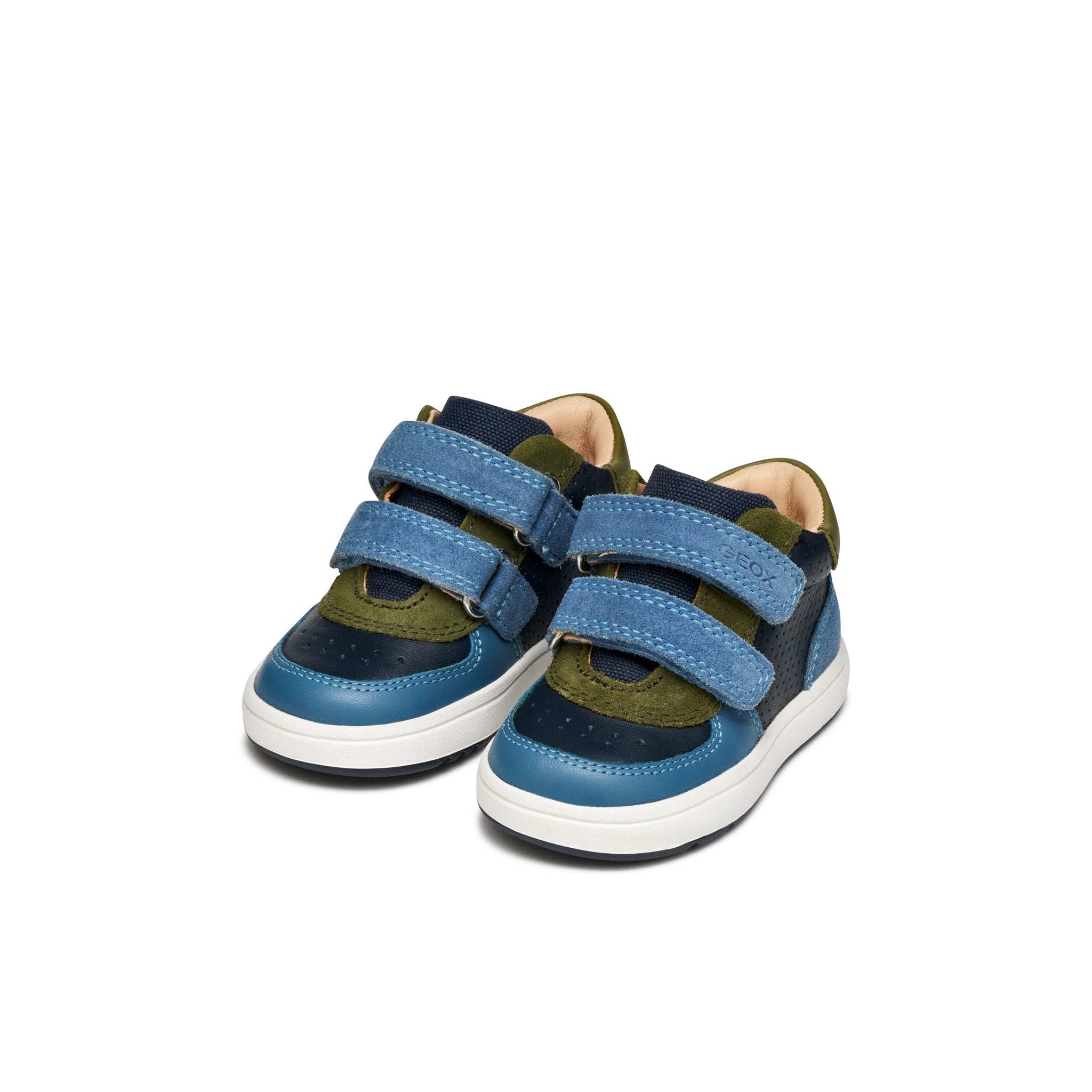 Geox Biglia(B554DA) - Kids Velcro Boot in Blue/Green | GEOX Shoes | Kids Shoes | Wisemans | Bantry | Shoe Shop | Munster.