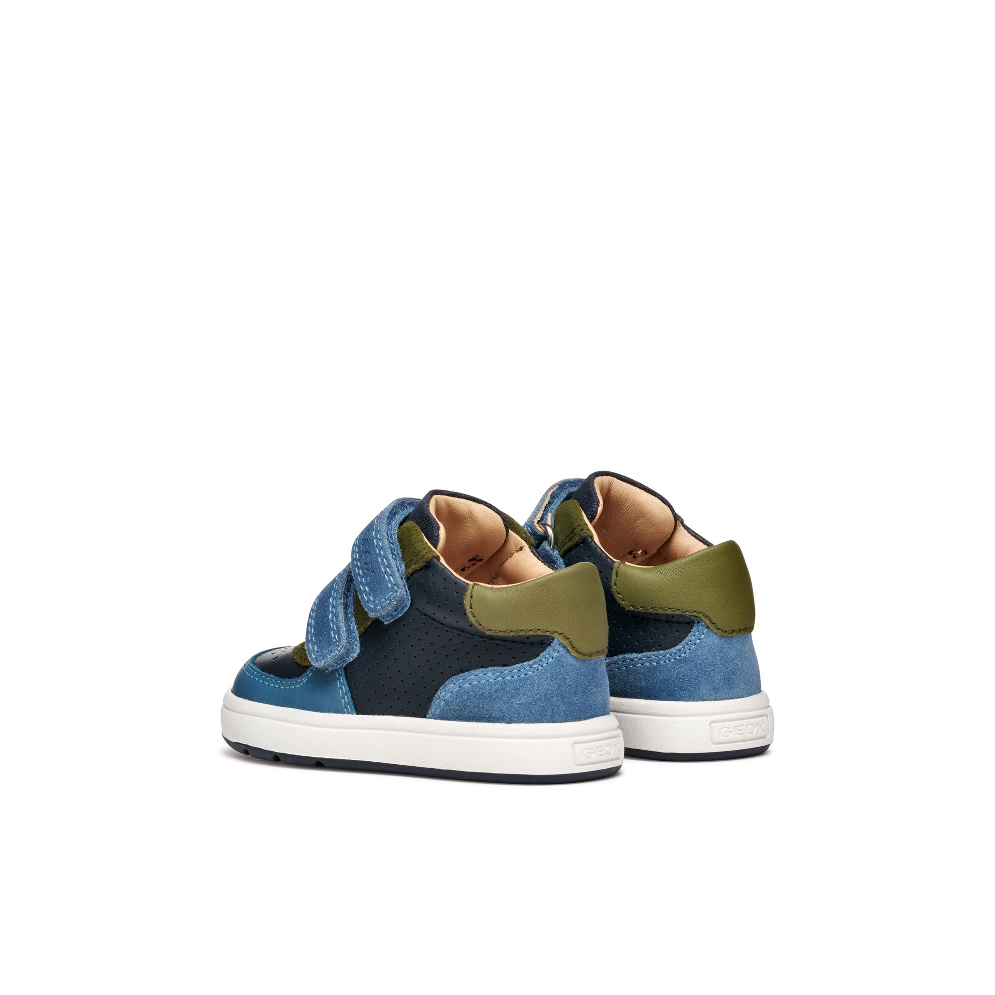 Geox Biglia(B554DA) - Kids Velcro Boot in Blue/Green | GEOX Shoes | Kids Shoes | Wisemans | Bantry | Shoe Shop | Munster.