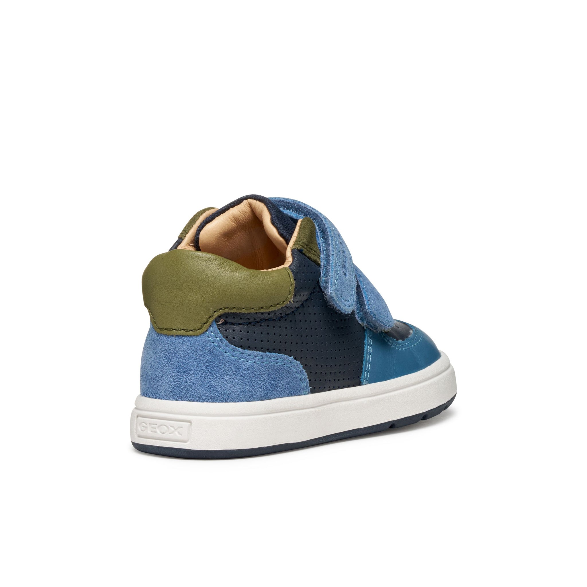 Geox Biglia(B554DA) - Kids Velcro Boot in Blue/Green | GEOX Shoes | Kids Shoes | Wisemans | Bantry | Shoe Shop | Munster.