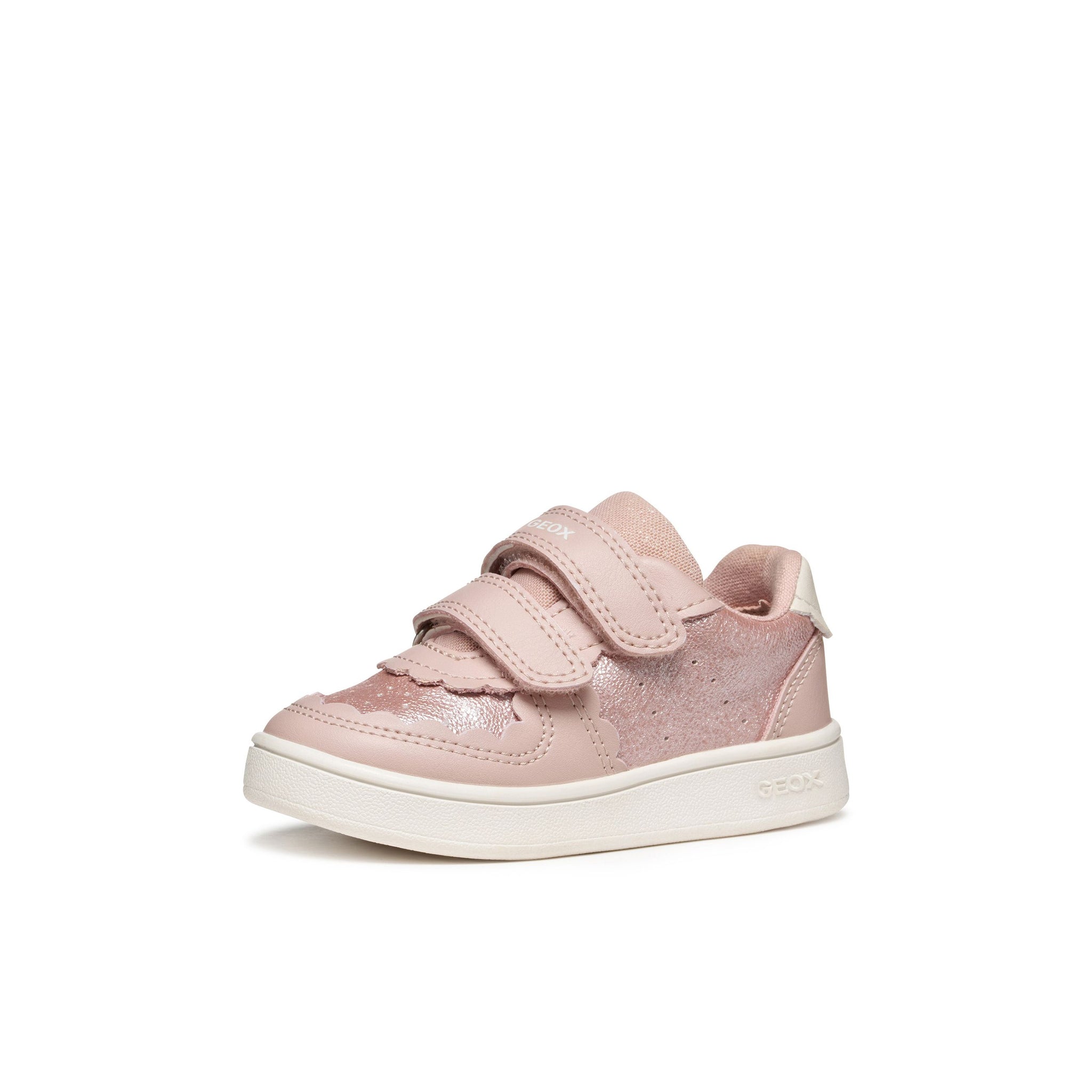 Geox Eclyper (B555MA) - Girls Velcro Trainer in Pink | GEOX Shoes | Wisemans | Bantry | Shoe Shop | Munster | Ireland