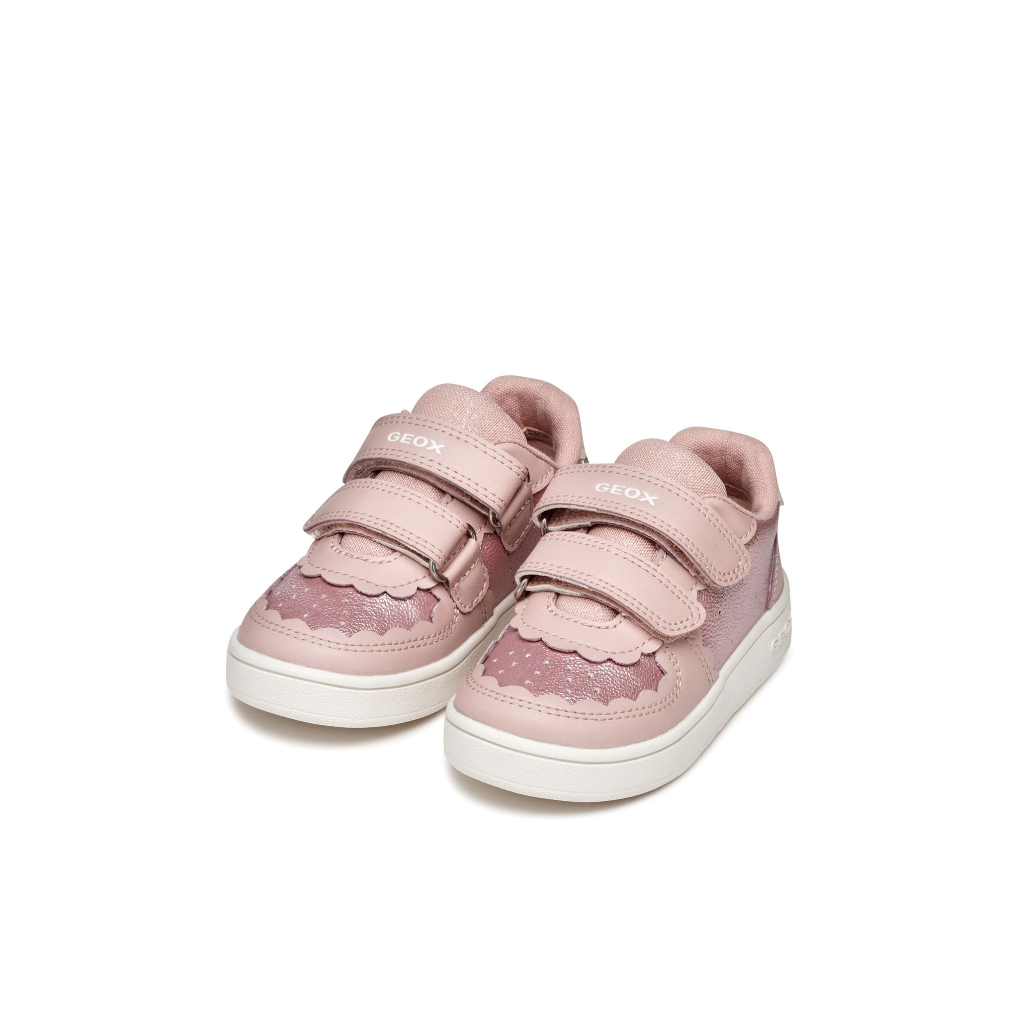 Geox Eclyper (B555MA) - Girls Velcro Trainer in Pink | GEOX Shoes | Wisemans | Bantry | Shoe Shop | Munster | Ireland