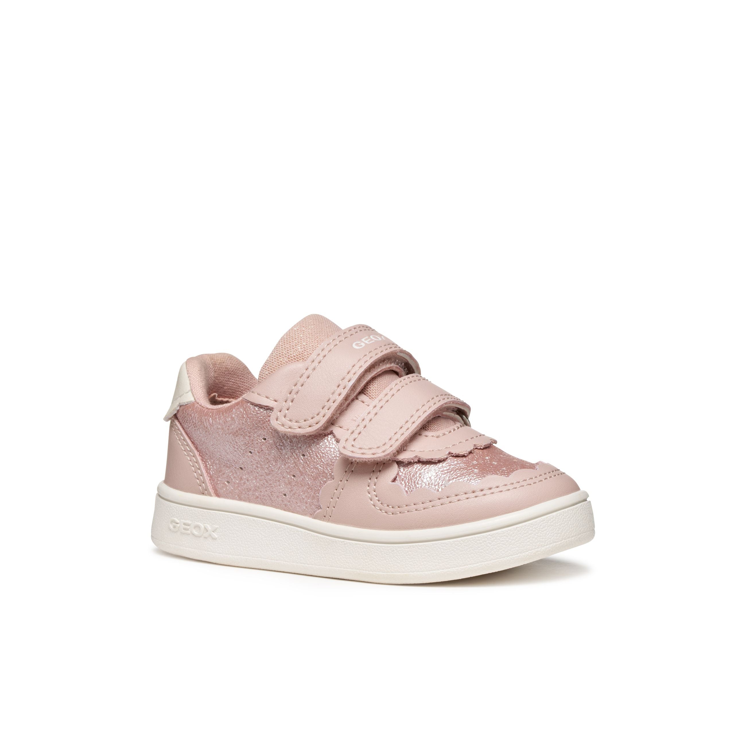 Geox Eclyper (B555MA) - Girls Velcro Trainer in Pink | GEOX Shoes | Wisemans | Bantry | Shoe Shop | Munster | Ireland