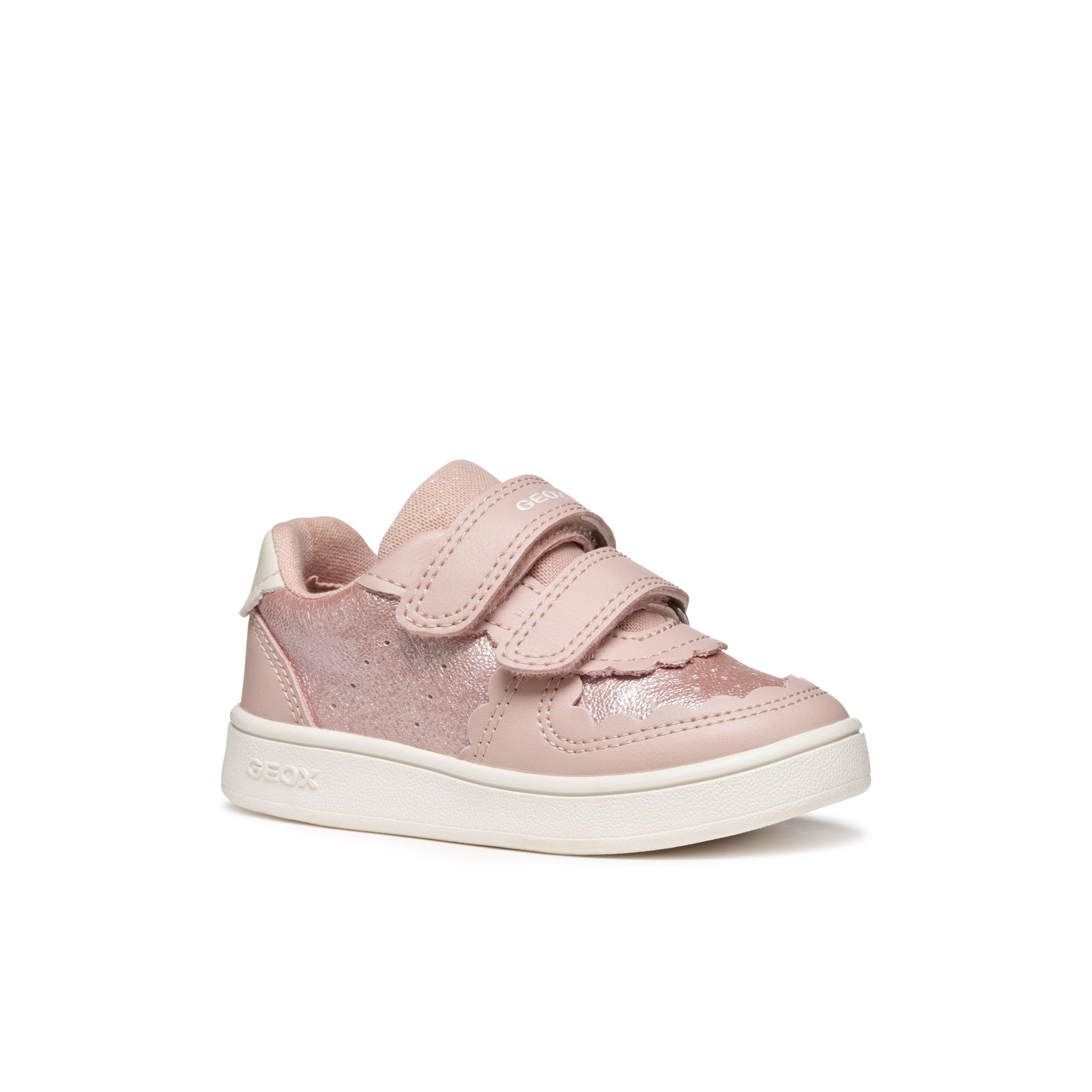 Geox Eclyper (B555MA) - Girls Velcro Trainer in Pink | GEOX Shoes | Wisemans | Bantry | Shoe Shop | Munster | Ireland