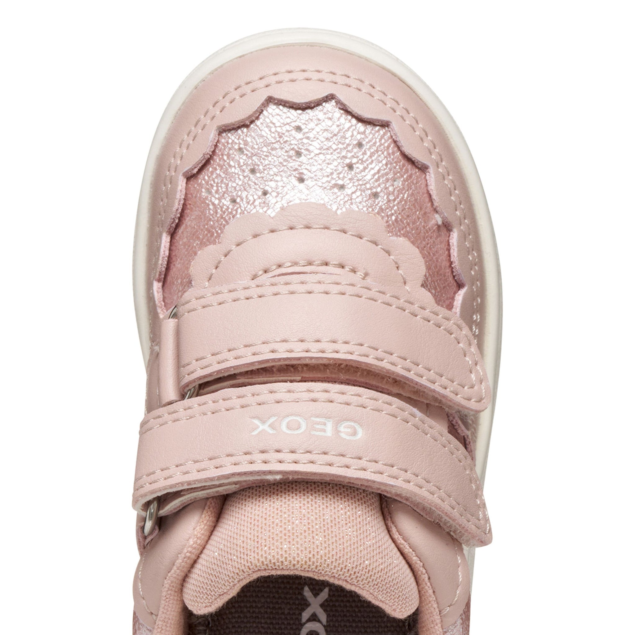 Geox Eclyper (B555MA) - Girls Velcro Trainer in Pink | GEOX Shoes | Wisemans | Bantry | Shoe Shop | Munster | Ireland