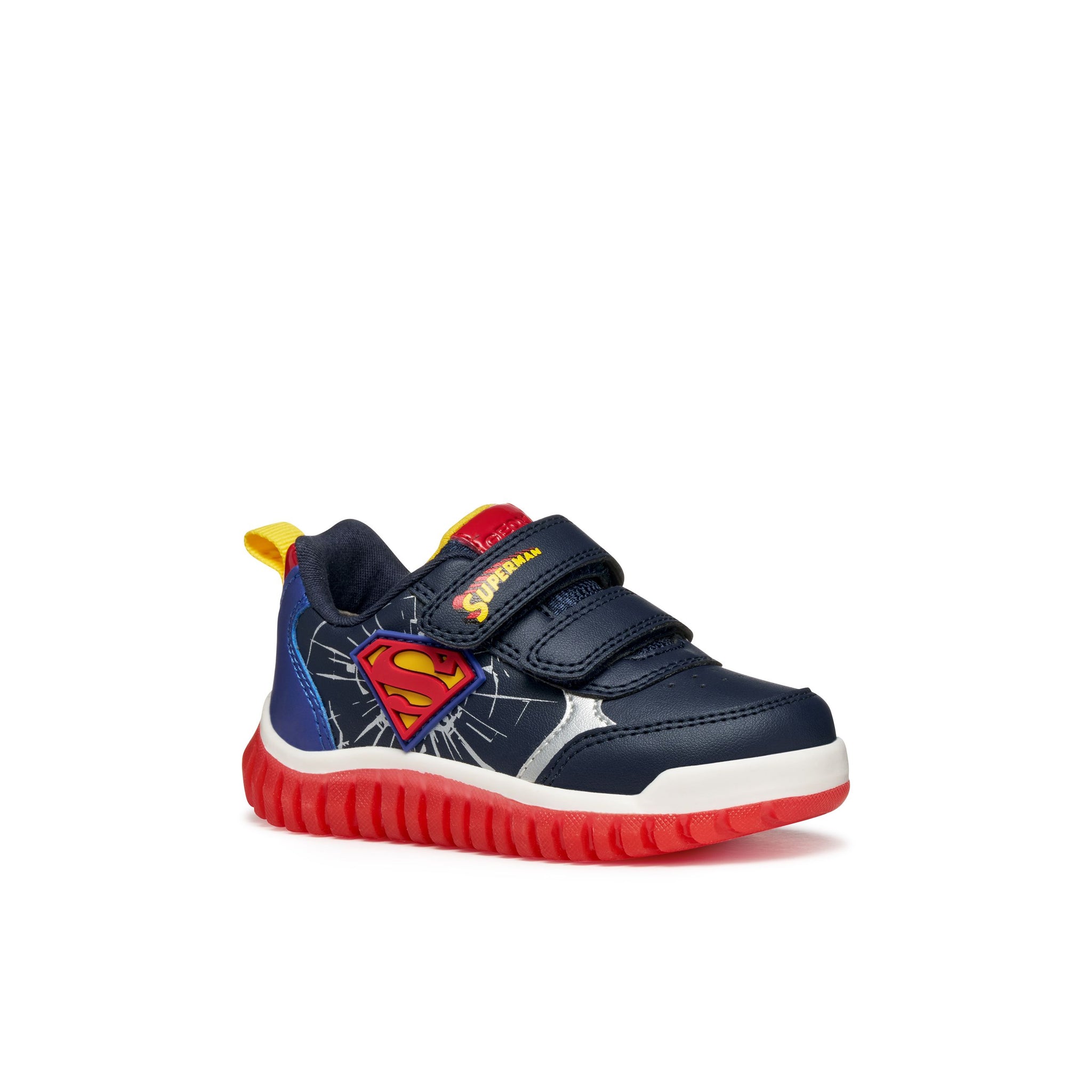 Geox Lightyloo (B565ZB)- Superman Light Up Trainers | GEOX Shoes | Kids Shoes | Wisemans | Bantry | Shoe Shop | Munster.&nbsp;